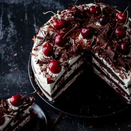 Order Online Sweets Black Forest Cake by Hola - DXB Keto Shop 