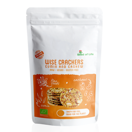 Order Online Snacks Cumin and Cashews Raw Keto Crackers 50g by Switchology - DXB Keto Shop 