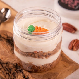 Order Online Sweets Carrot Cake Jar by Hola - DXB Keto Shop 