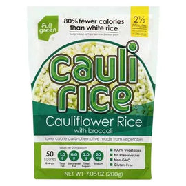 Order Online Cooking Full Green Cauliflower Rice With Broccoli 200g by Full Green - DXB Keto Shop 