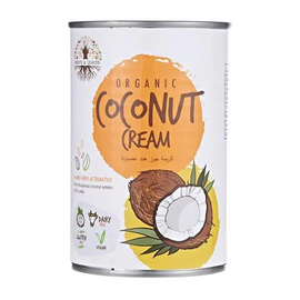 Order Online Condiments Roots & Leaves Organic Coconut Cream 400ml by Roots & Leaves - DXB Keto Shop 