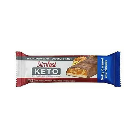 Order Online Sweets Slimfast Keto Meal Nutty Nougat 48g x5 by Slimfast - DXB Keto Shop 