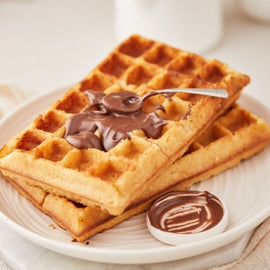Order Online Sweets Waffle – 1 pc. with Notella by Hola - DXB Keto Shop 