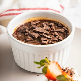 Order Online Sweets Keto Chocolate Creme Brulee – 1 Pc. by Hola - DXB Keto Shop 